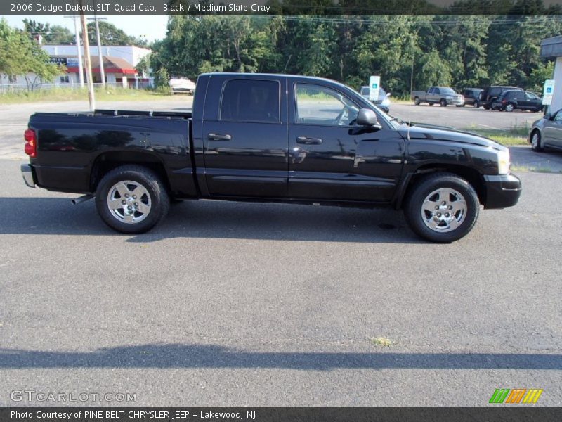 Black / Medium Slate Gray 2006 Dodge Dakota SLT Quad Cab