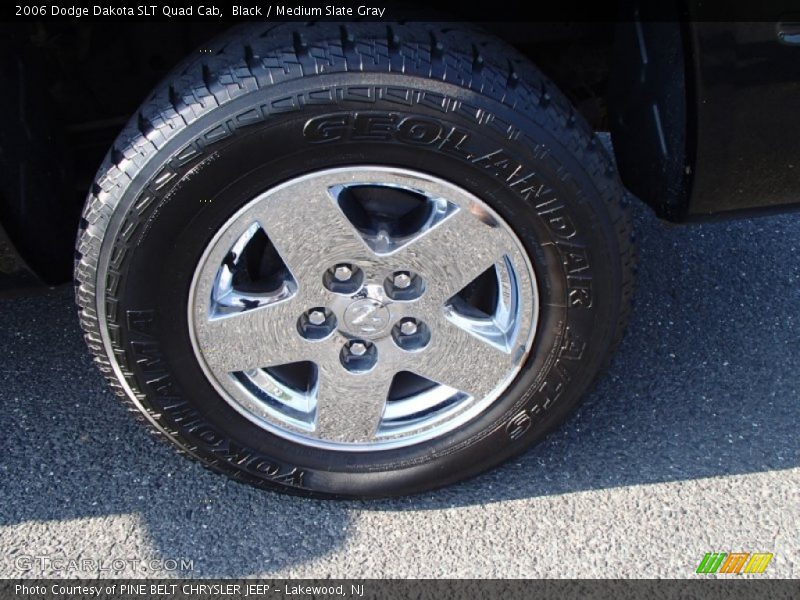 Black / Medium Slate Gray 2006 Dodge Dakota SLT Quad Cab