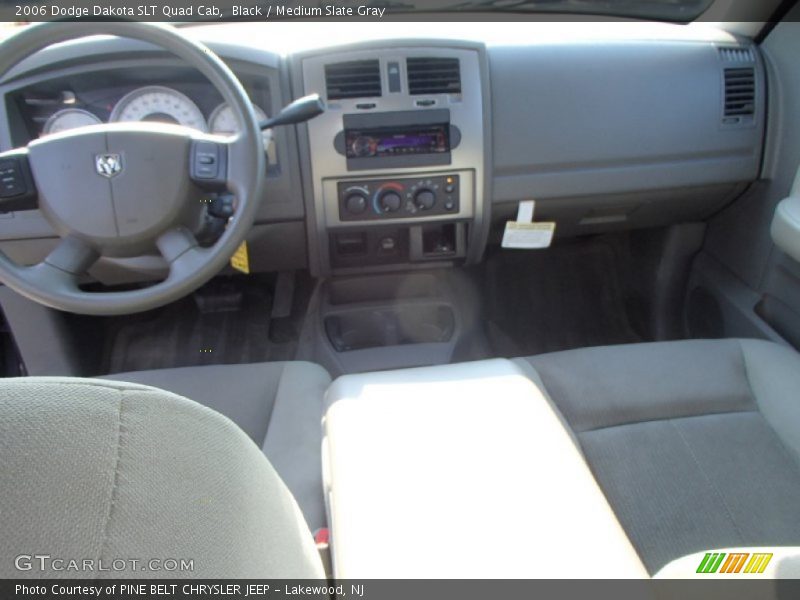 Black / Medium Slate Gray 2006 Dodge Dakota SLT Quad Cab