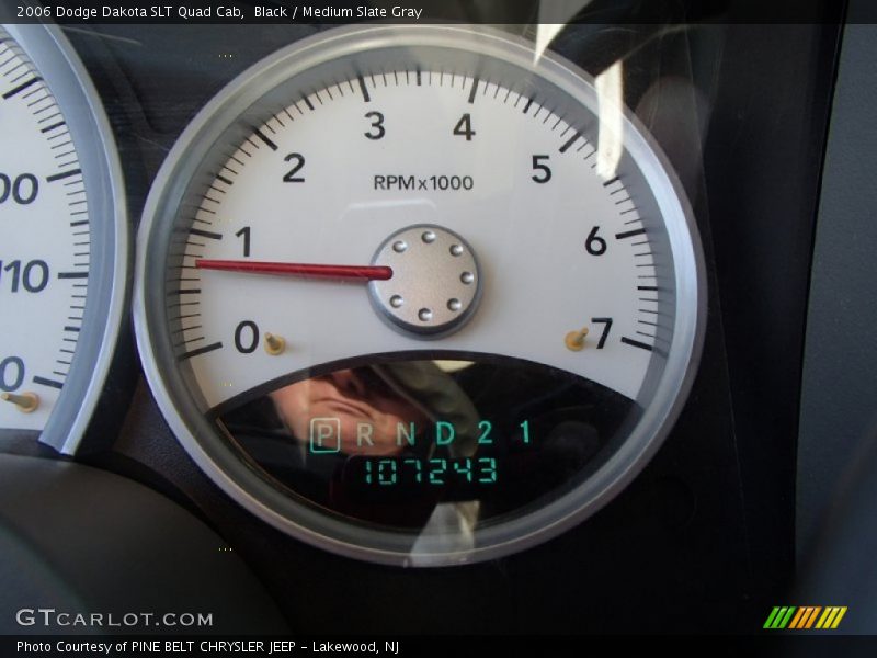 Black / Medium Slate Gray 2006 Dodge Dakota SLT Quad Cab