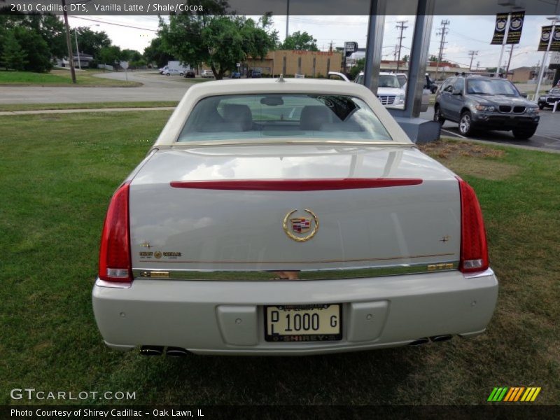 Vanilla Latte / Shale/Cocoa 2010 Cadillac DTS