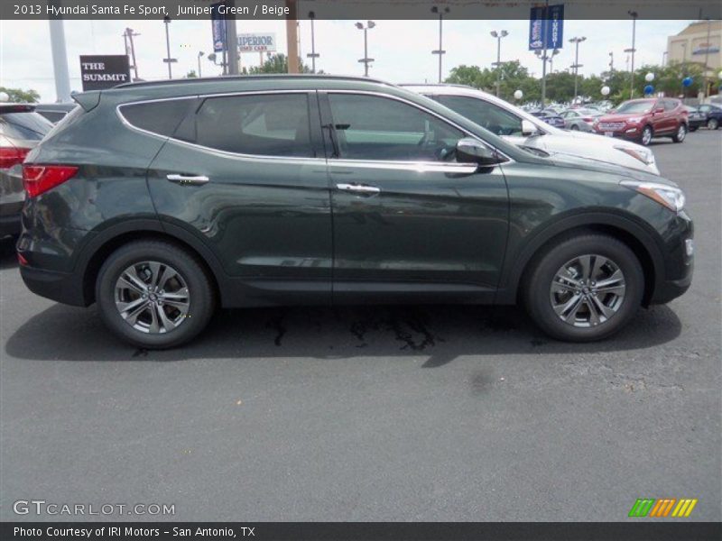 Juniper Green / Beige 2013 Hyundai Santa Fe Sport