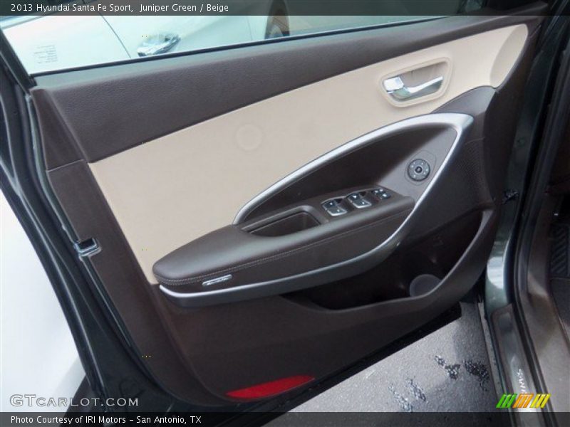Juniper Green / Beige 2013 Hyundai Santa Fe Sport