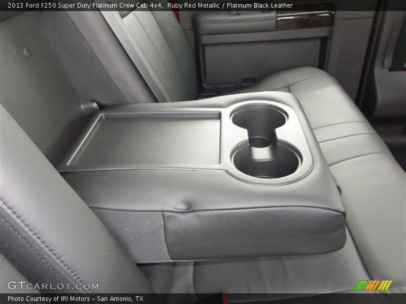 Ruby Red Metallic / Platinum Black Leather 2013 Ford F250 Super Duty Platinum Crew Cab 4x4