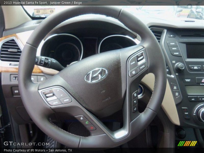 Juniper Green / Beige 2013 Hyundai Santa Fe Sport