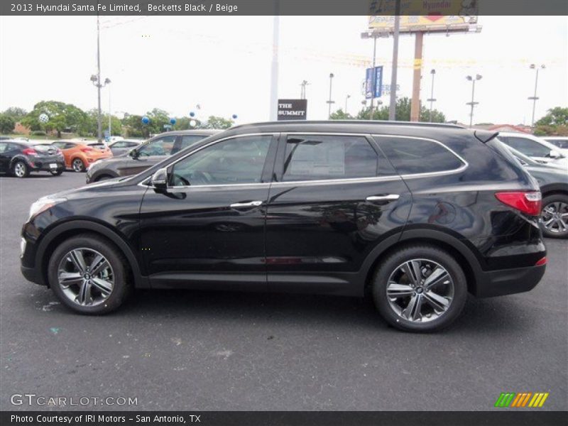 Becketts Black / Beige 2013 Hyundai Santa Fe Limited
