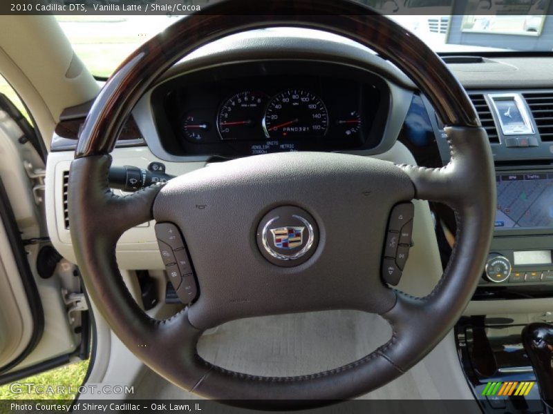 Vanilla Latte / Shale/Cocoa 2010 Cadillac DTS