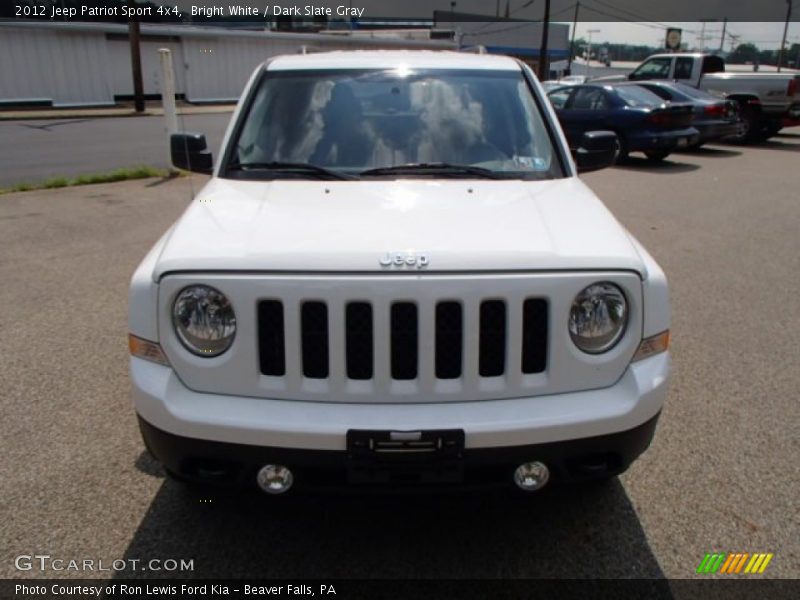 Bright White / Dark Slate Gray 2012 Jeep Patriot Sport 4x4