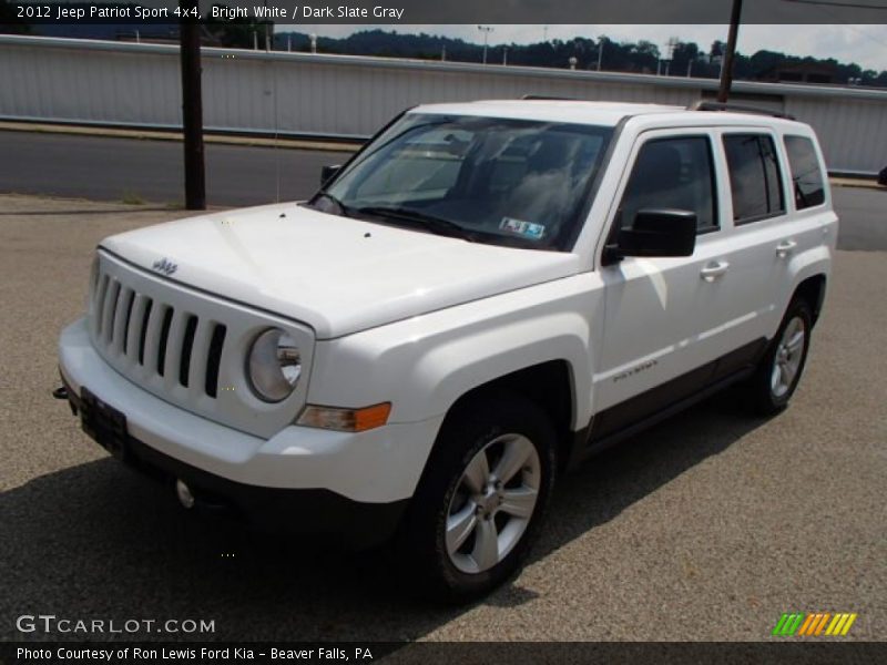 Bright White / Dark Slate Gray 2012 Jeep Patriot Sport 4x4