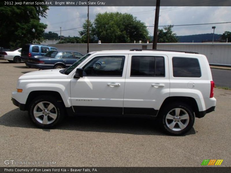 Bright White / Dark Slate Gray 2012 Jeep Patriot Sport 4x4