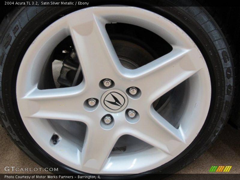 Satin Silver Metallic / Ebony 2004 Acura TL 3.2