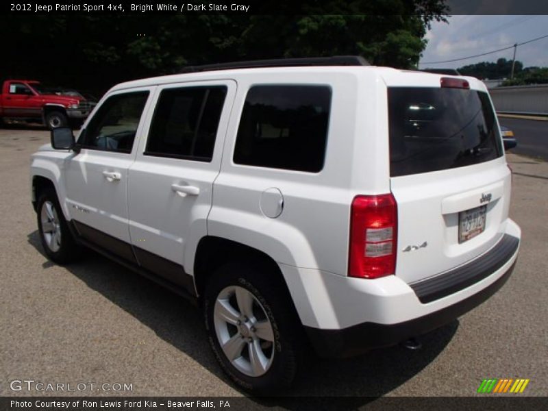 Bright White / Dark Slate Gray 2012 Jeep Patriot Sport 4x4