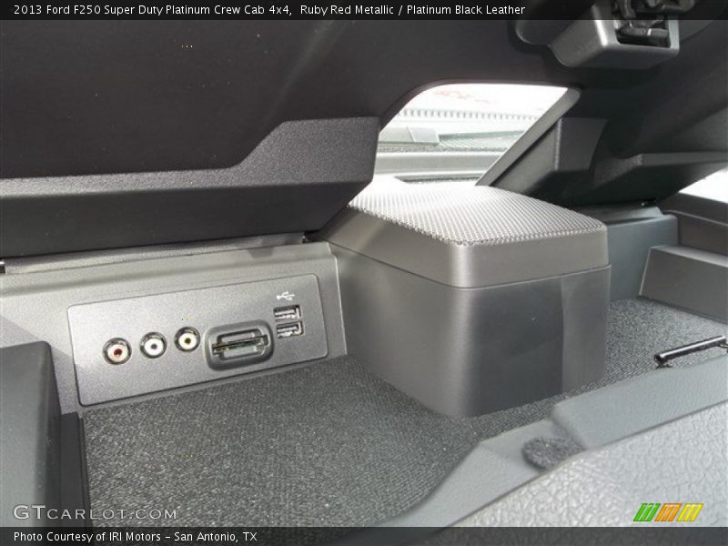 Ruby Red Metallic / Platinum Black Leather 2013 Ford F250 Super Duty Platinum Crew Cab 4x4