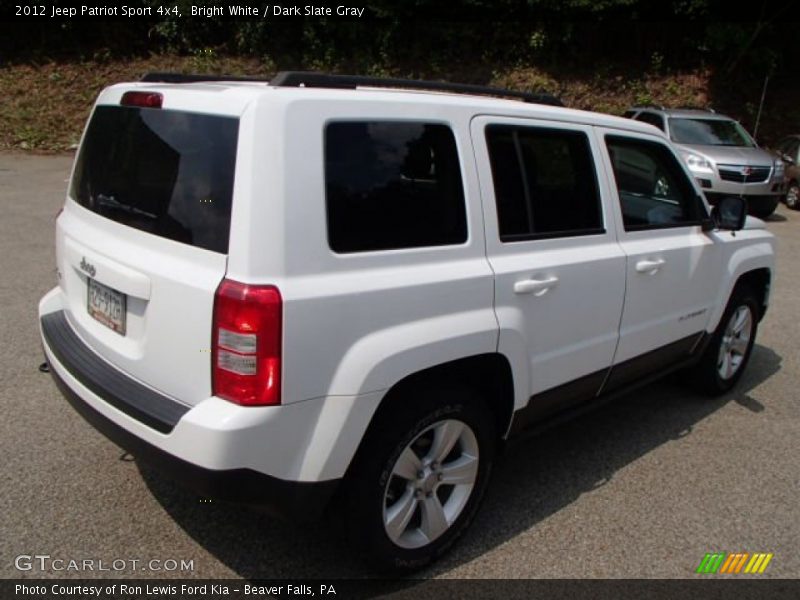 Bright White / Dark Slate Gray 2012 Jeep Patriot Sport 4x4
