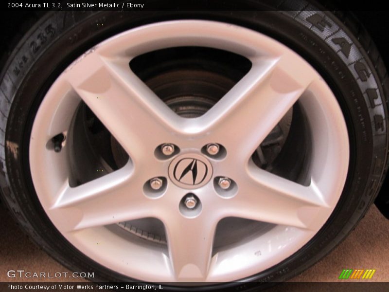 Satin Silver Metallic / Ebony 2004 Acura TL 3.2
