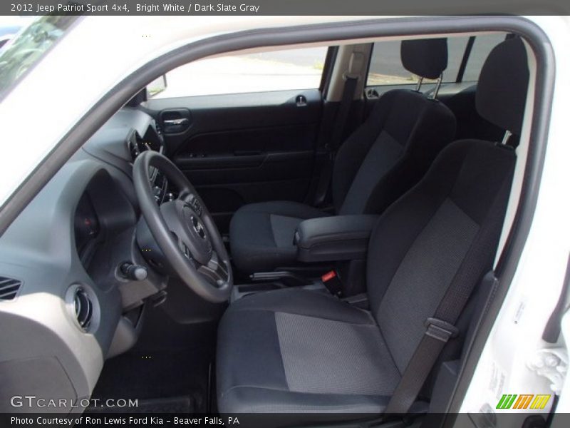 Bright White / Dark Slate Gray 2012 Jeep Patriot Sport 4x4