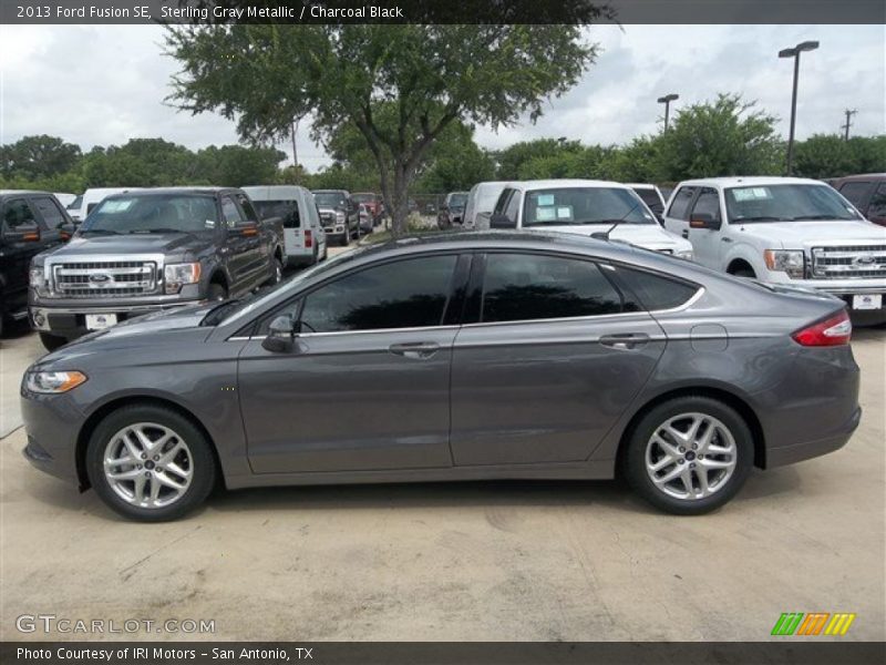 Sterling Gray Metallic / Charcoal Black 2013 Ford Fusion SE