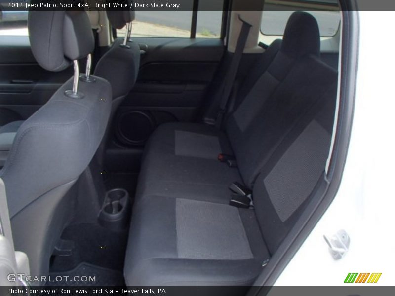 Bright White / Dark Slate Gray 2012 Jeep Patriot Sport 4x4