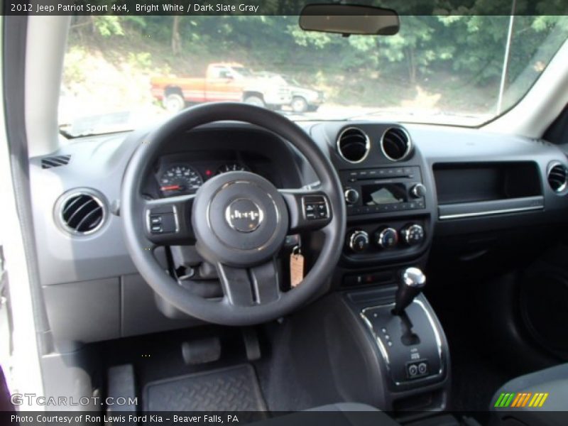 Bright White / Dark Slate Gray 2012 Jeep Patriot Sport 4x4