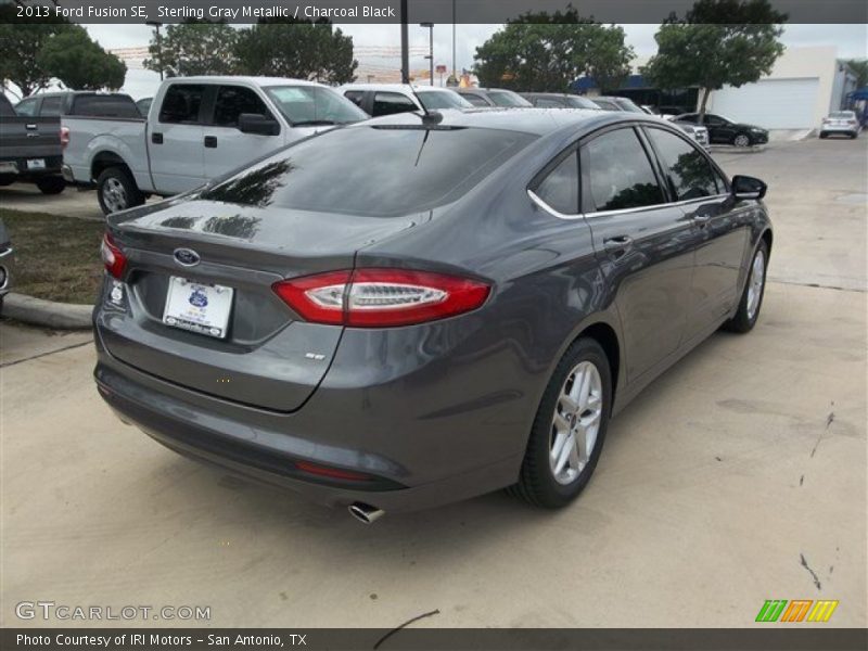 Sterling Gray Metallic / Charcoal Black 2013 Ford Fusion SE