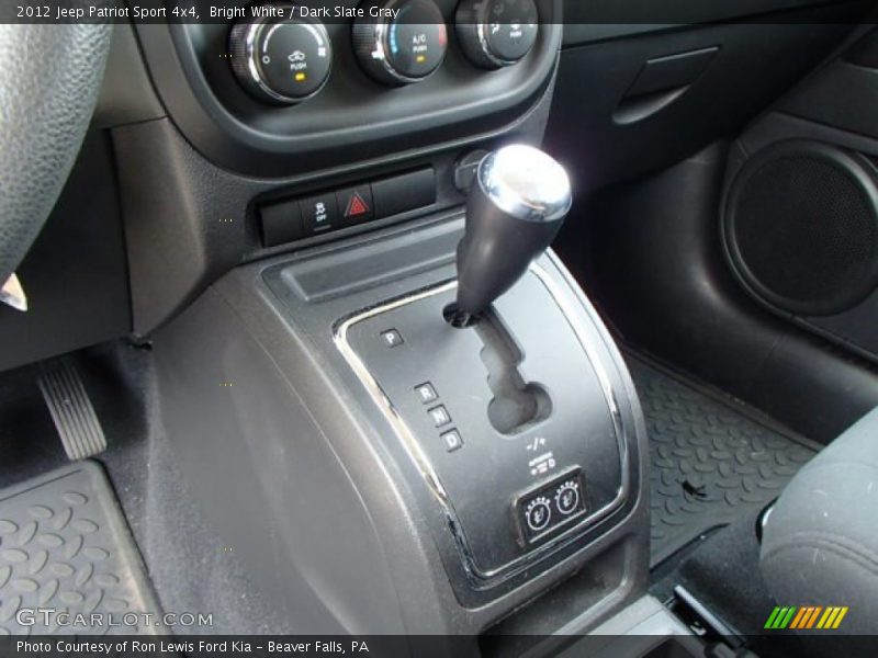 Bright White / Dark Slate Gray 2012 Jeep Patriot Sport 4x4