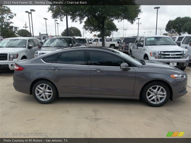 Sterling Gray Metallic / Charcoal Black 2013 Ford Fusion SE