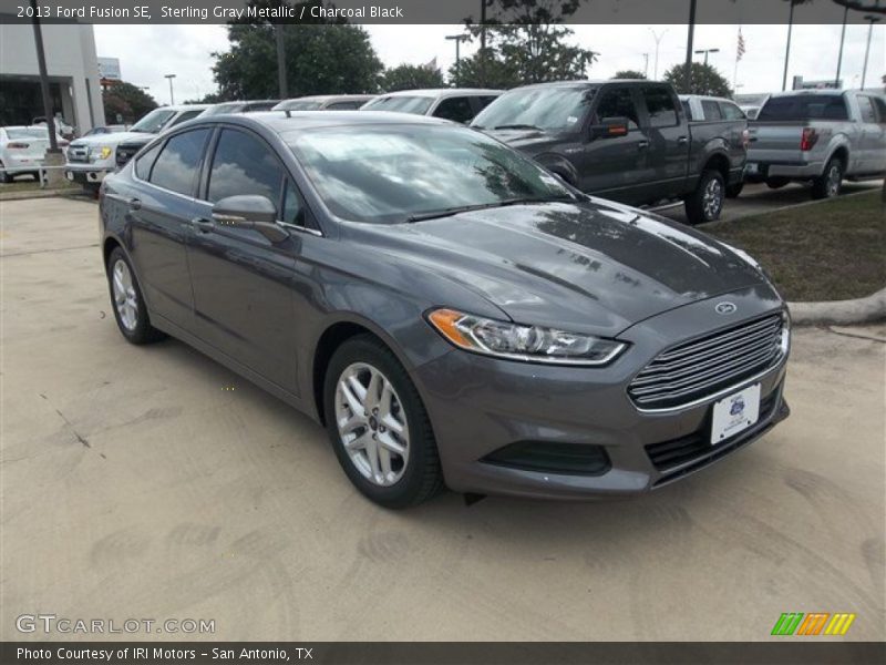 Sterling Gray Metallic / Charcoal Black 2013 Ford Fusion SE