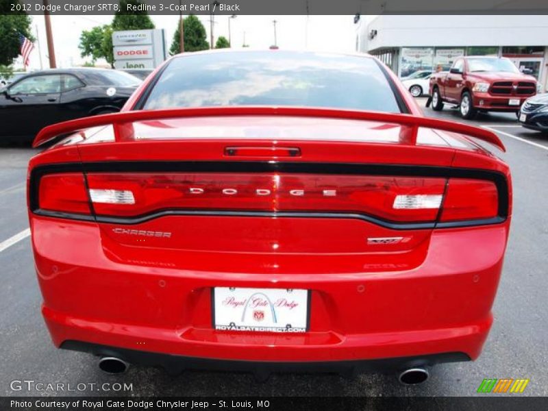 Redline 3-Coat Pearl / Black 2012 Dodge Charger SRT8
