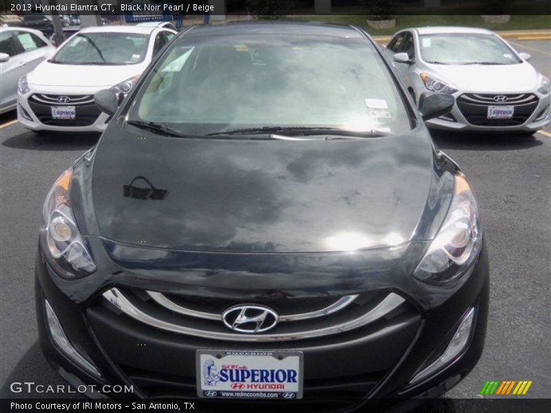 Black Noir Pearl / Beige 2013 Hyundai Elantra GT