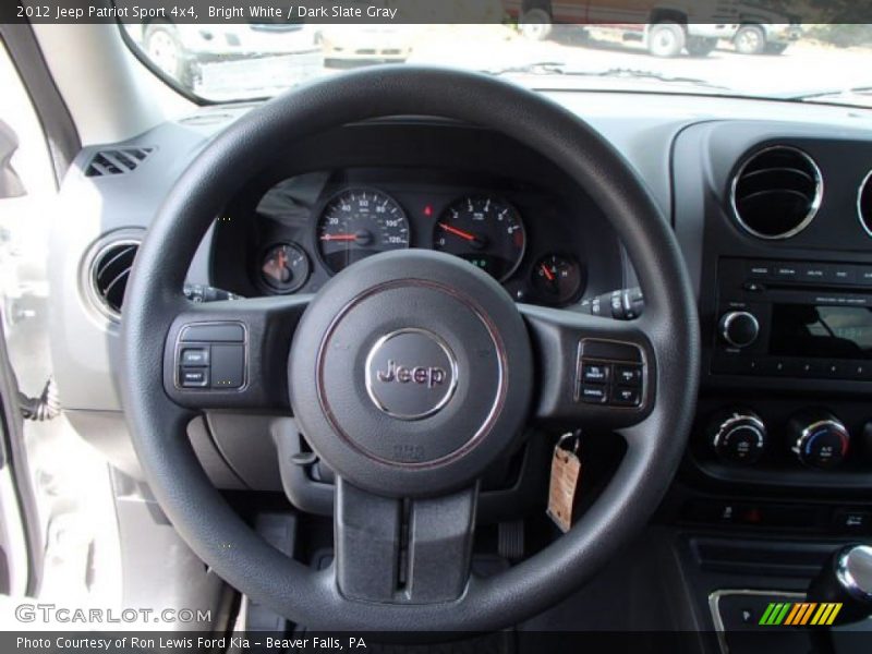 Bright White / Dark Slate Gray 2012 Jeep Patriot Sport 4x4