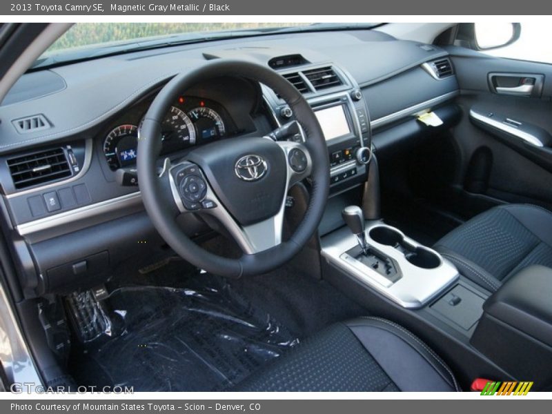 Magnetic Gray Metallic / Black 2013 Toyota Camry SE
