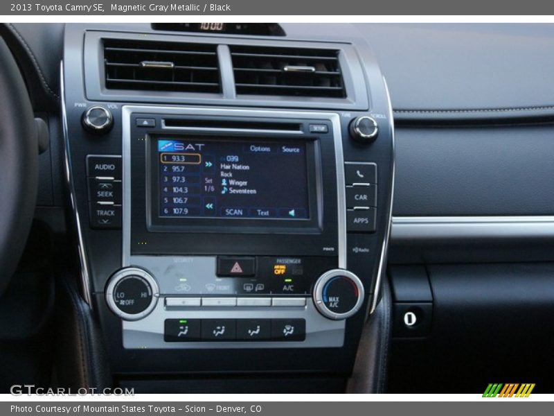 Magnetic Gray Metallic / Black 2013 Toyota Camry SE
