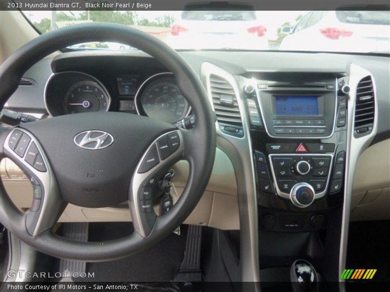 Black Noir Pearl / Beige 2013 Hyundai Elantra GT