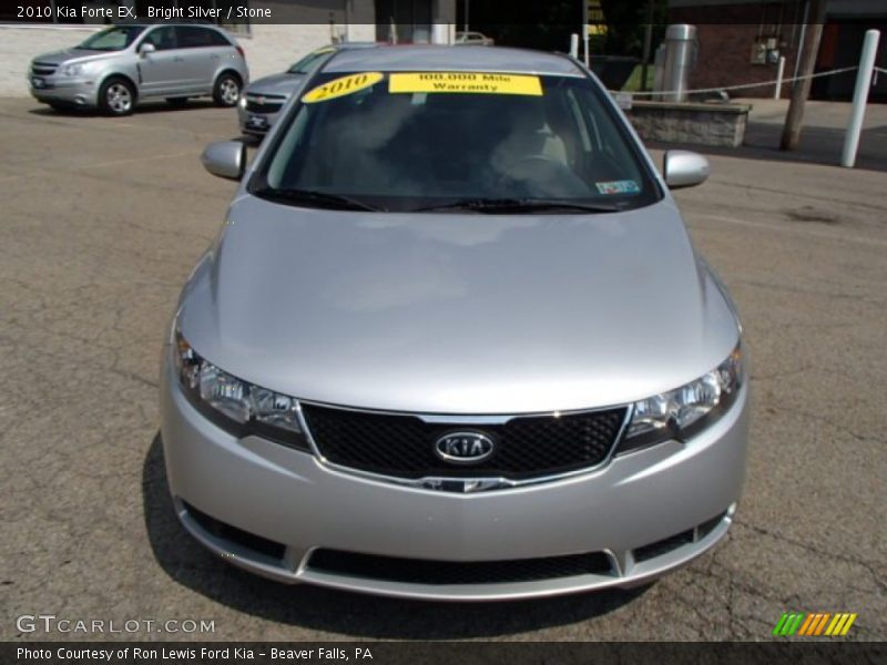 Bright Silver / Stone 2010 Kia Forte EX