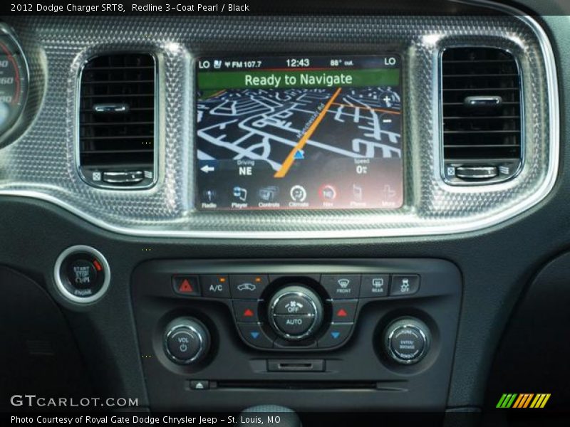 Navigation of 2012 Charger SRT8