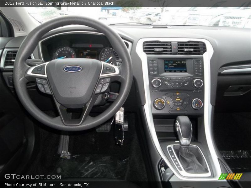 Sterling Gray Metallic / Charcoal Black 2013 Ford Fusion SE