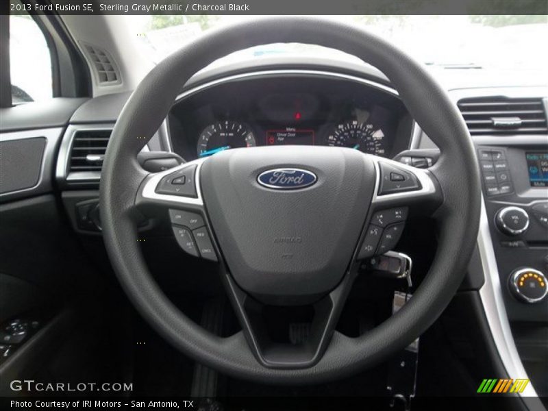 Sterling Gray Metallic / Charcoal Black 2013 Ford Fusion SE