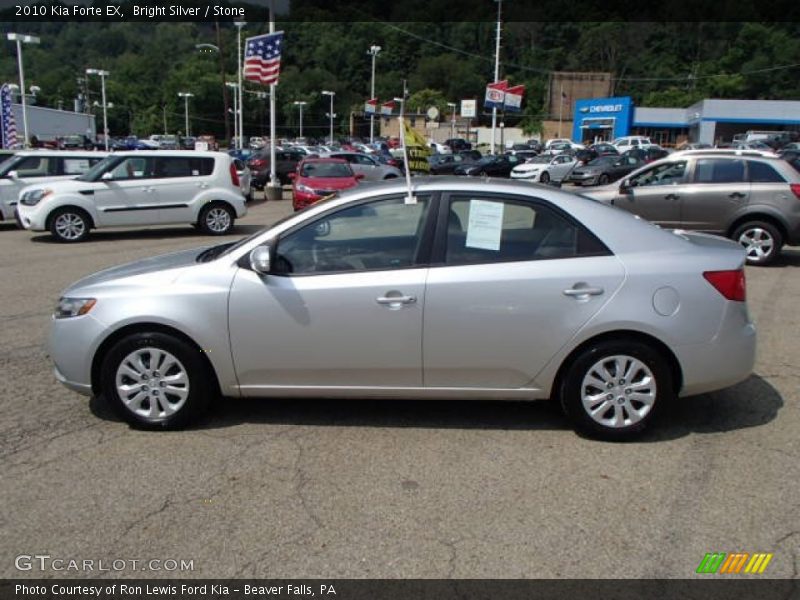 Bright Silver / Stone 2010 Kia Forte EX