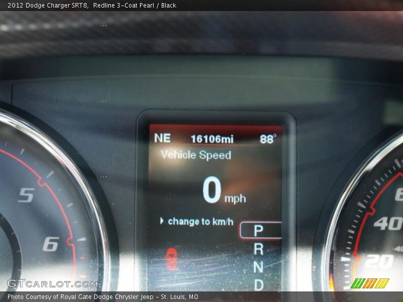 Redline 3-Coat Pearl / Black 2012 Dodge Charger SRT8