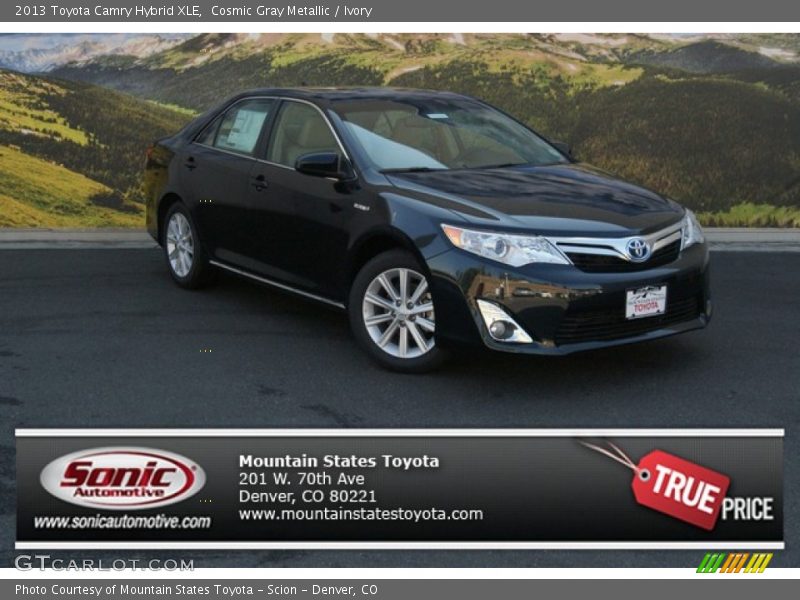 Cosmic Gray Metallic / Ivory 2013 Toyota Camry Hybrid XLE