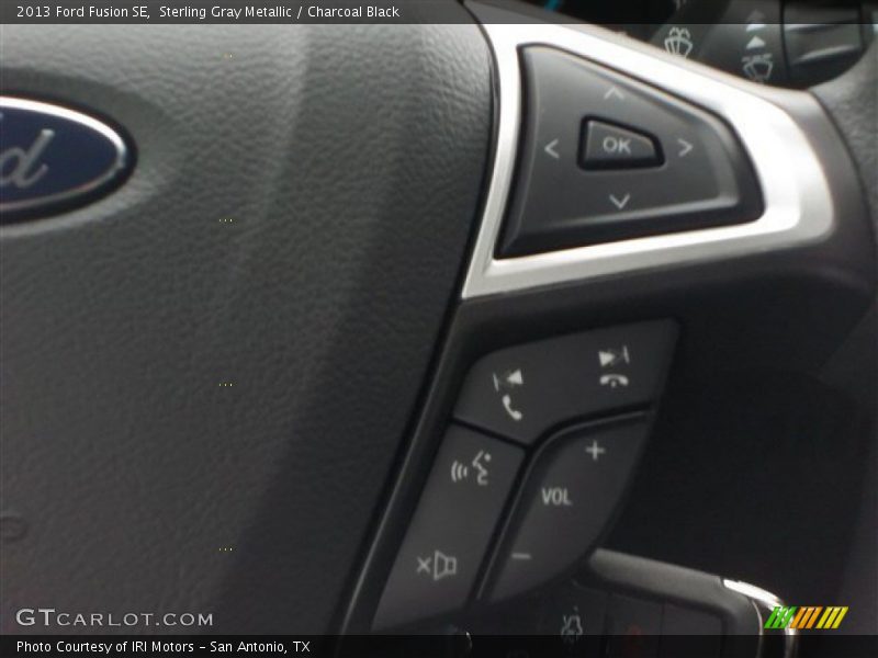 Sterling Gray Metallic / Charcoal Black 2013 Ford Fusion SE