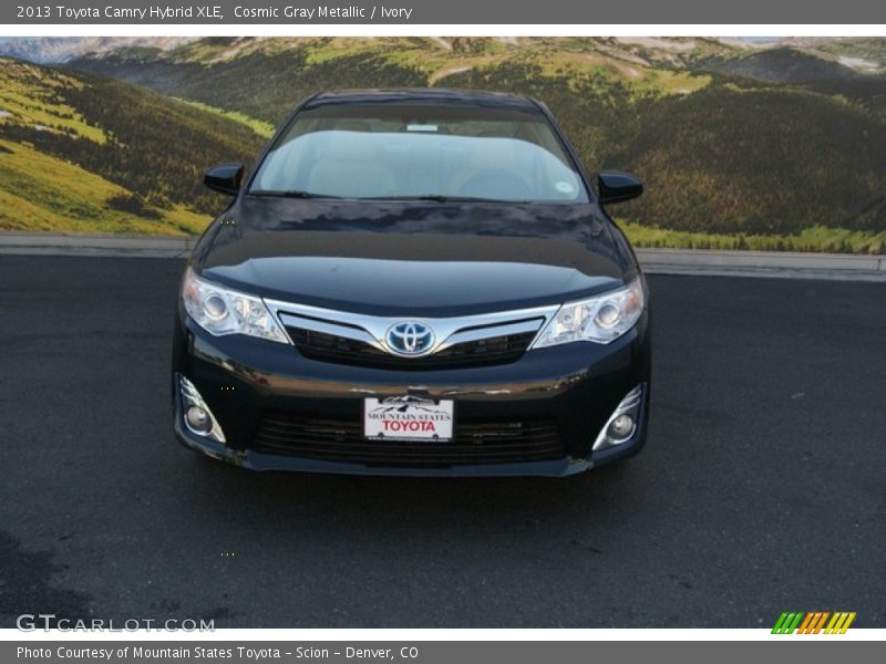 Cosmic Gray Metallic / Ivory 2013 Toyota Camry Hybrid XLE