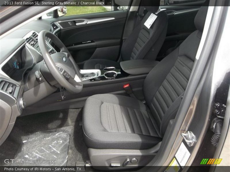 Sterling Gray Metallic / Charcoal Black 2013 Ford Fusion SE