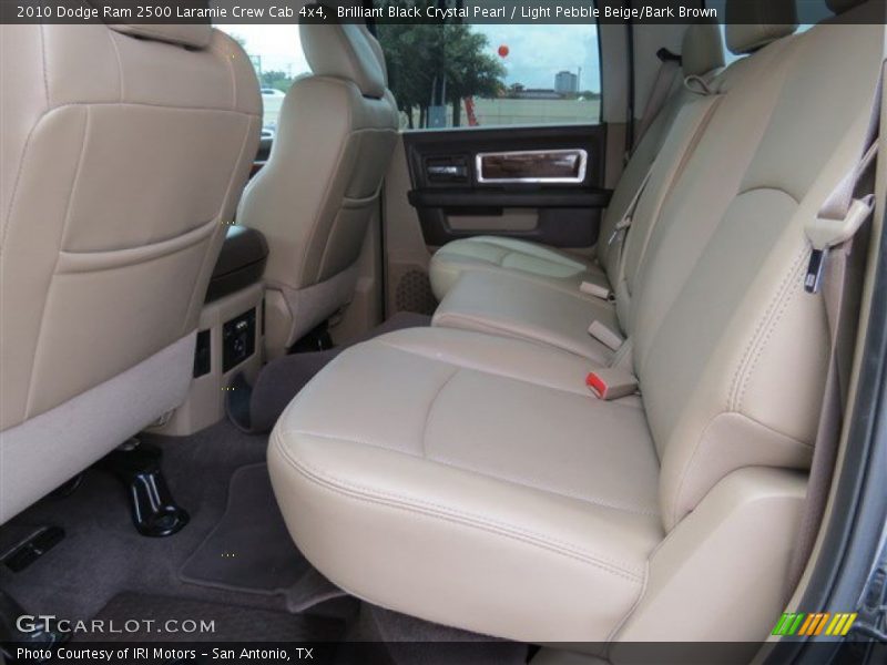 Brilliant Black Crystal Pearl / Light Pebble Beige/Bark Brown 2010 Dodge Ram 2500 Laramie Crew Cab 4x4