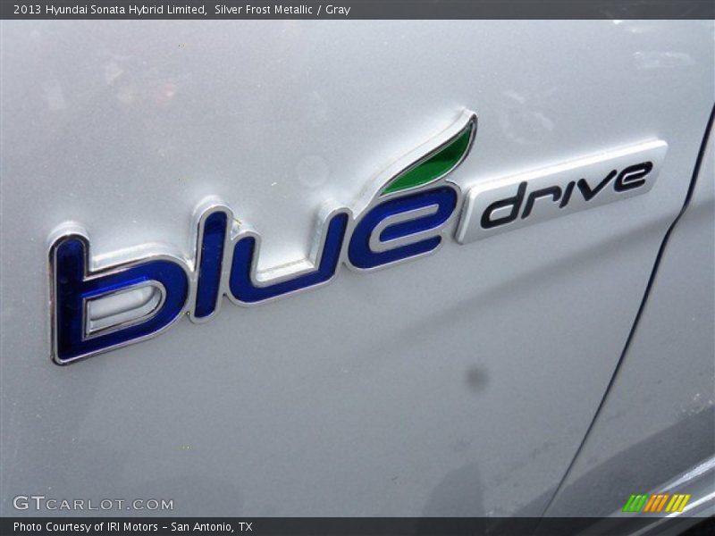 Silver Frost Metallic / Gray 2013 Hyundai Sonata Hybrid Limited