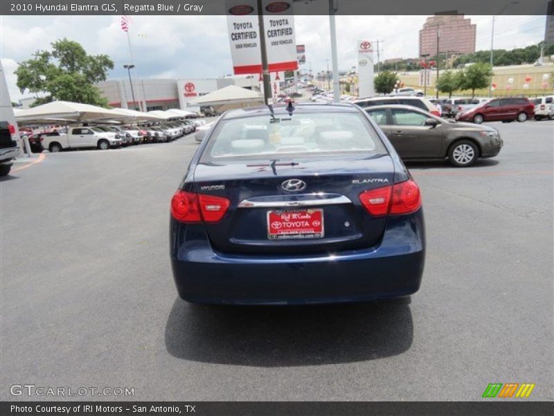 Regatta Blue / Gray 2010 Hyundai Elantra GLS