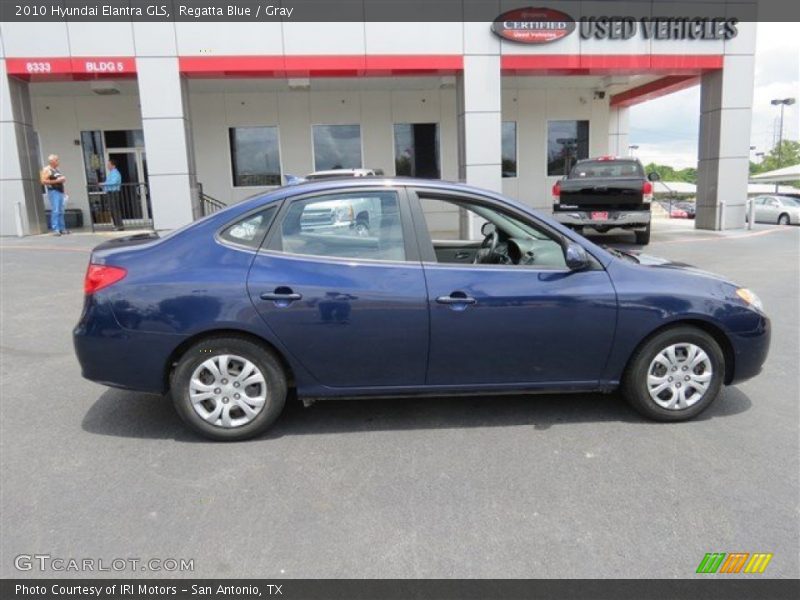 Regatta Blue / Gray 2010 Hyundai Elantra GLS