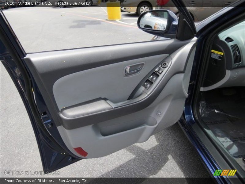 Regatta Blue / Gray 2010 Hyundai Elantra GLS