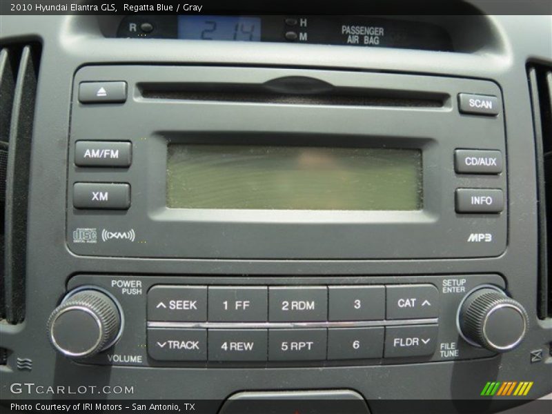 Regatta Blue / Gray 2010 Hyundai Elantra GLS