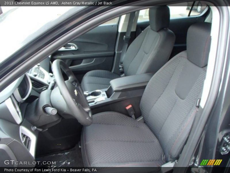 Ashen Gray Metallic / Jet Black 2013 Chevrolet Equinox LS AWD